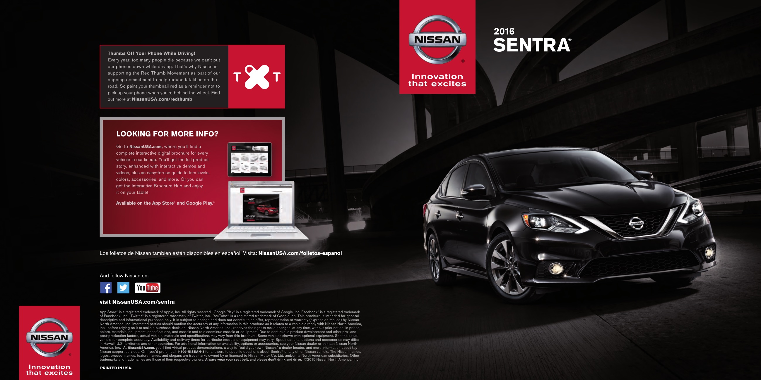 2016 Nissan Sentra Brochure